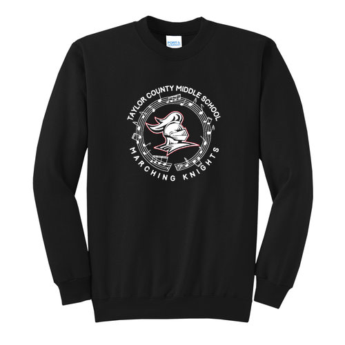 Port and Company Classic Crewneck Sweatshirt -- Jet Black