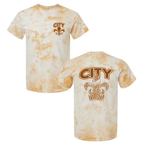 Dyenomite Crystal Tie Dyed T-Shirts -- Honey