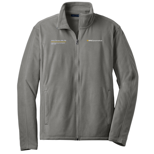 Port Authority Microfleece Jacket -- Pearl Grey