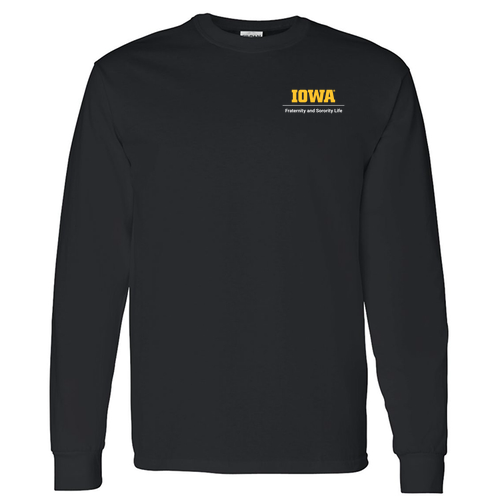 Gildan Heavy Cotton Longsleeve Basic T-Shirt -- Black