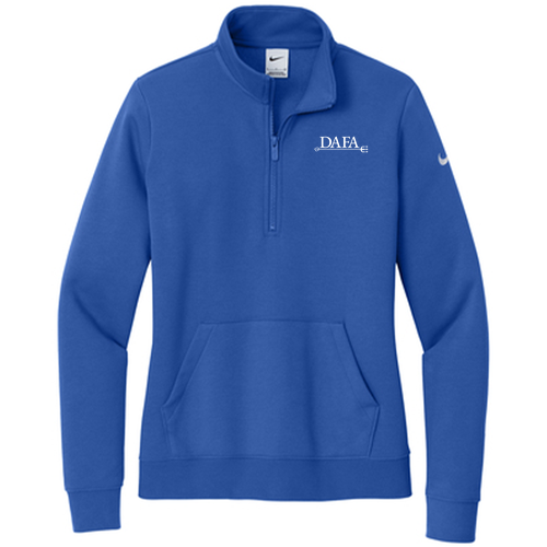 Nike Club Fleece Sleeve Swoosh 1/2-Zip -- Game Royal