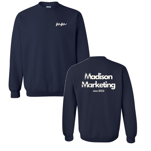 Gildan Heavy Blend Crew Neck Sweatshirt -- Navy
