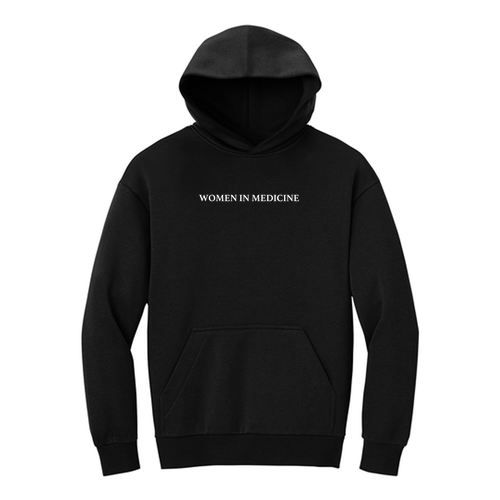 Embroidered District V.I.T. Heavyweight Fleece Hoodie -- Black
