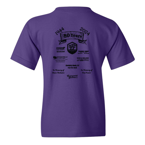 Gildan Heavy Cotton Basic Youth T-Shirt -- Purple