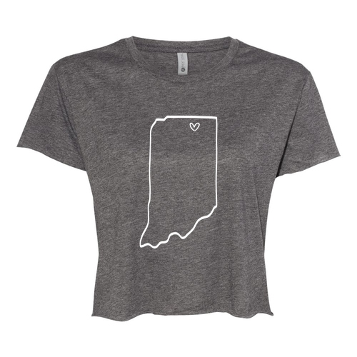 Next Level Festival Women's Cali Crop -- Charcoal
