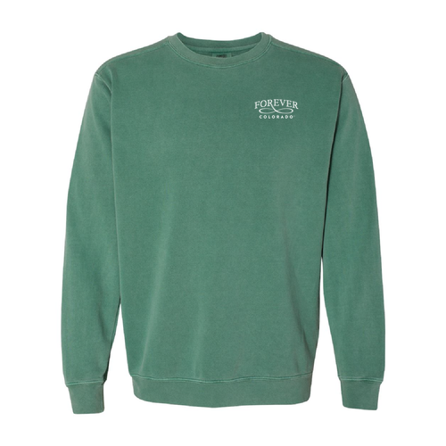 Comfort Colors Adult Crewneck Sweatshirt -- Light Green