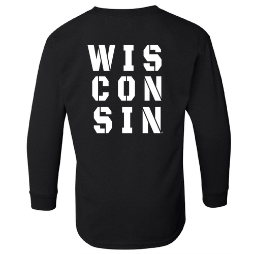 Gildan Youth Heavy Cotton Longsleeve -- Black