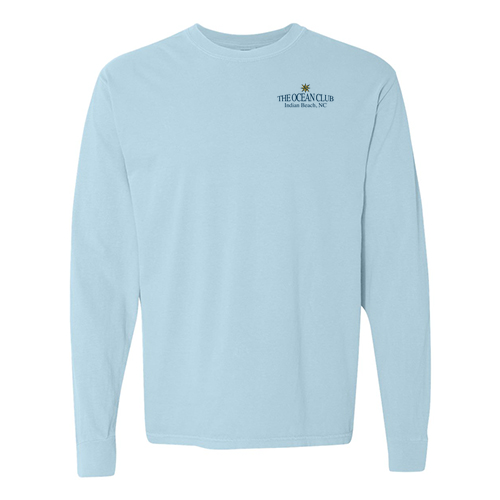 Comfort Colors Ringspun Long Sleeve Tee -- Chambray