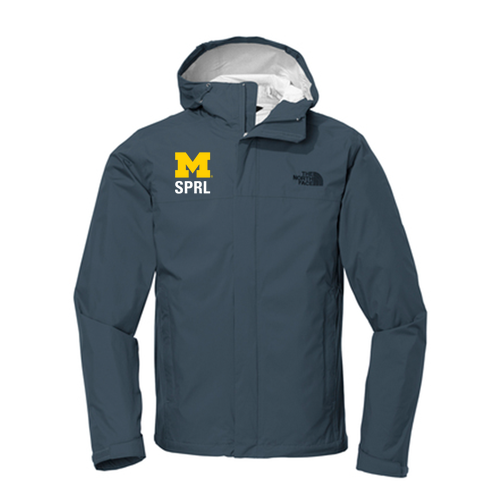 Mens/Unisex The North Face DryVent Rain Jacket -- Shady Blue, SPRL Logo