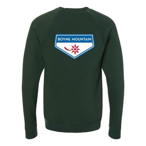Boyne Mountain Logo 2 Full Color -- Crewneck Sweatshirt Forest