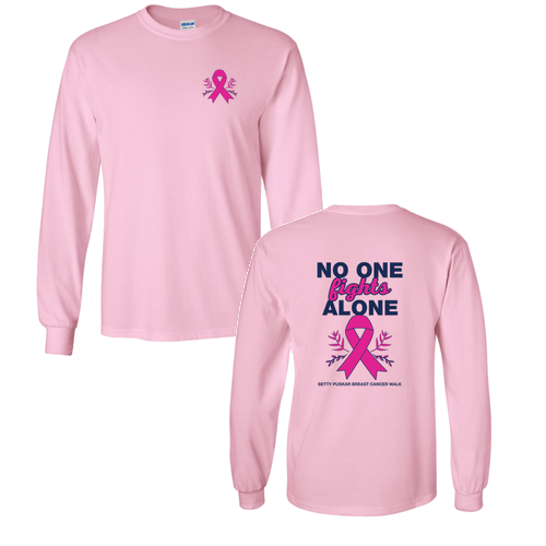 Gildan Ultra Cotton Longsleeve Basic T-Shirt -- Light Pink