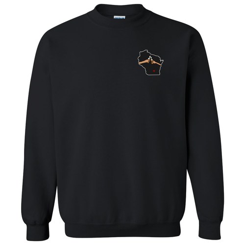 Gildan Heavy Blend Crew Neck Sweatshirt -- Black