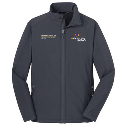 Port Authority Core Soft Shell Jacket -- Battleship Grey