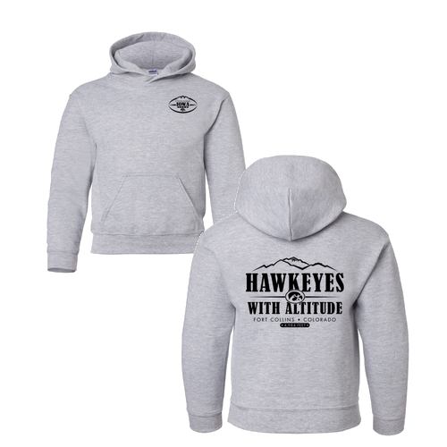 Gildan Heavy Blend Youth Hooded Sweatshirt -- Sport Grey