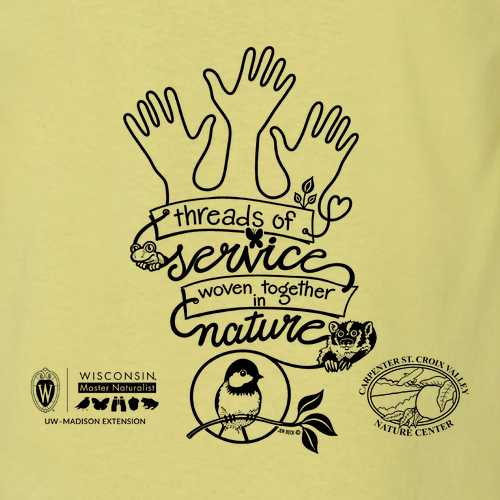 Threads of Nature T-shirt — Cornsilk