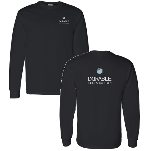 Gildan Heavy Cotton Longsleeve Basic T-Shirt -- Black