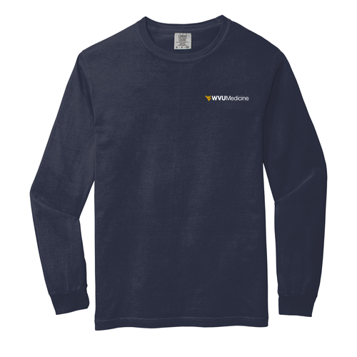 Comfort Colors Ringspun Long Sleeve Tee -- Navy