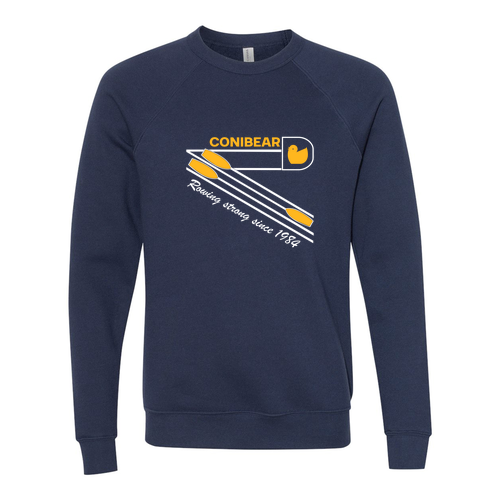 Bella Canvas Unisex Sponge Fleece Raglan Sweatshirt -- Navy