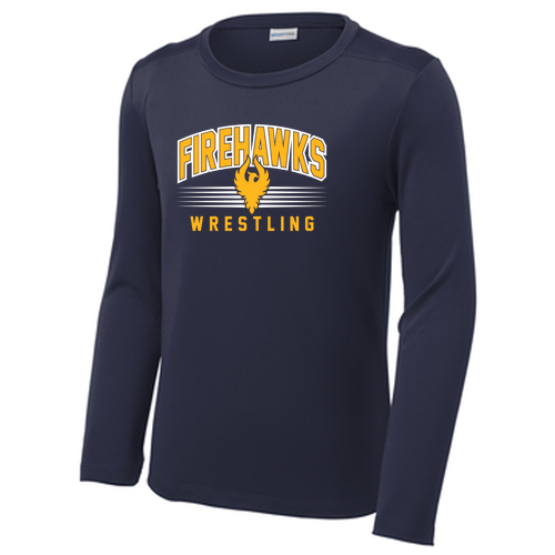 Fire Hawks Wrestling (Youth LS)  -- True Navy