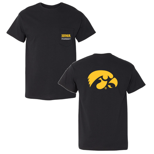 Gildan Heavy Cotton Adult Tee with Pocket -- Black