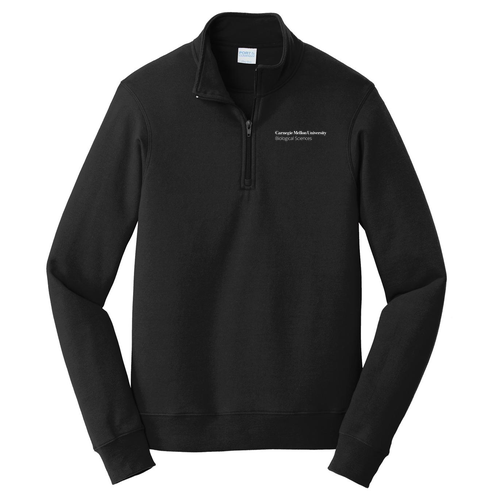 Port & Company Fan Favorite Fleece Quarter Zip -- Jet Black