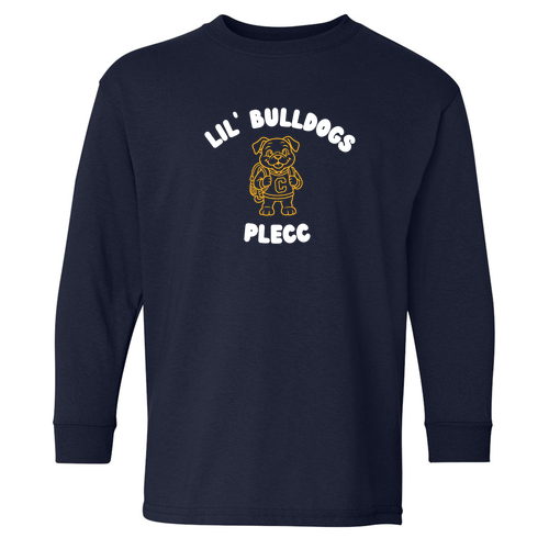 Youth Gildan Heavy Cotton Longsleeve -- Navy