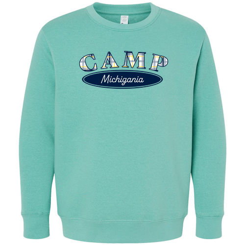 Youth LAT Apparel Elevated Fleece Crewneck Sweatshirt -- Saltwater