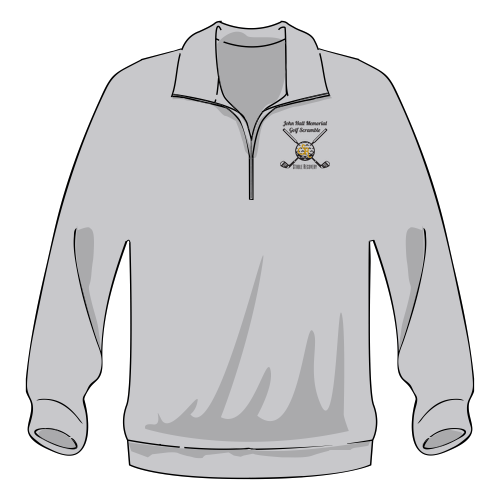 Noth North Men's Spirit Textured Quarter-Zip -- Platinum Heather