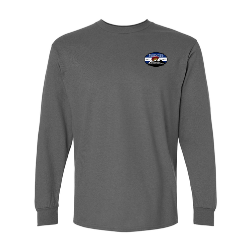 Gildan Ultra Cotton Longsleeve Basic T-Shirt -- Charcoal