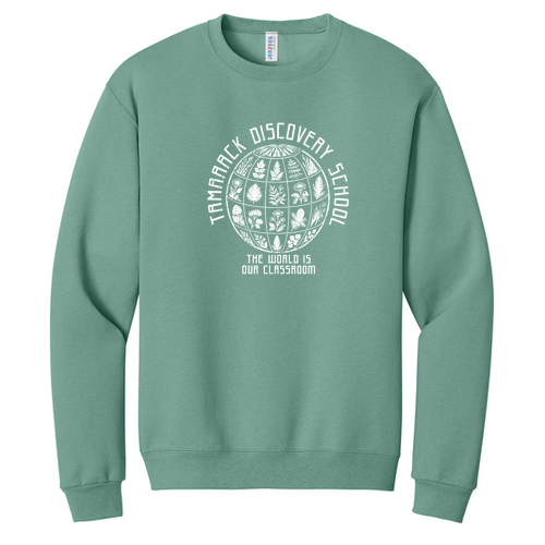 Jerzees 8 Oz., 50/50 Nublend Fleece Crew -- Sage