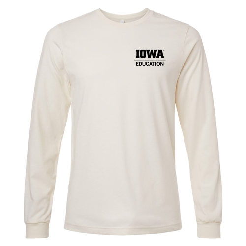 Hawkeye Teacher Bella+Canvas Unisex Heather Cvc Long Sleeve Tee- Heathers -- Heather Natural