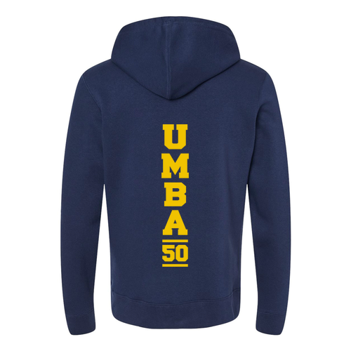 J America Soft BTB Fleece Hooded Sweatshirt -- True Navy