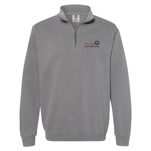 Comfort Colors Adult Quarter Zip Sweatshirt -- Grey