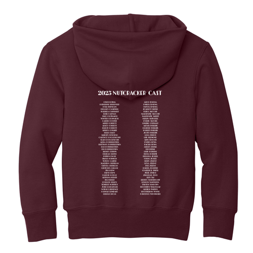 Port and Company Youth Pullover Hooded Sweatshirt -- Maroon