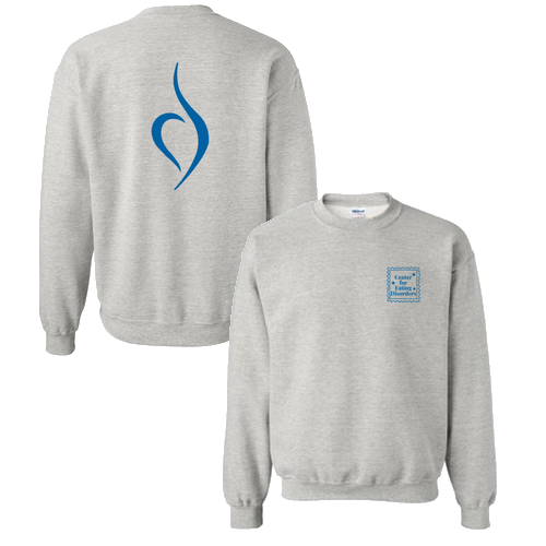 Gildan Heavy Blend Crew Neck Sweatshirt -- Ash