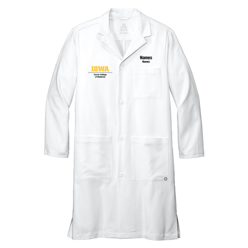 CCOM Wonderwink Men's Long Lab Coat -- White