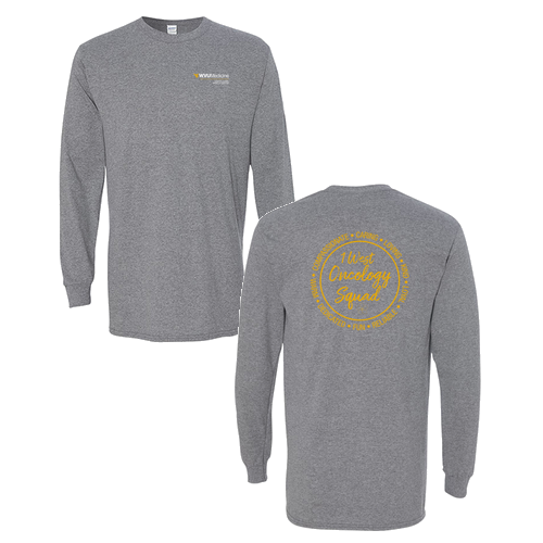 Gildan Heavy Cotton Longsleeve Basic T-Shirt -- Graphite Heather
