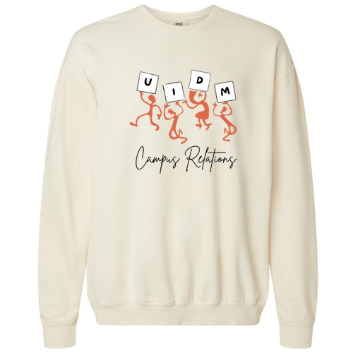 Comfort Colors Lightweight Adult Ringspun Crewneck Sweatshirt -- Ivory