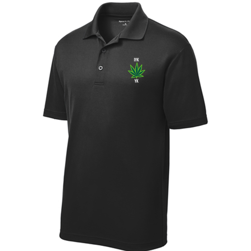 IYKYK Embroidered Polo -- Black