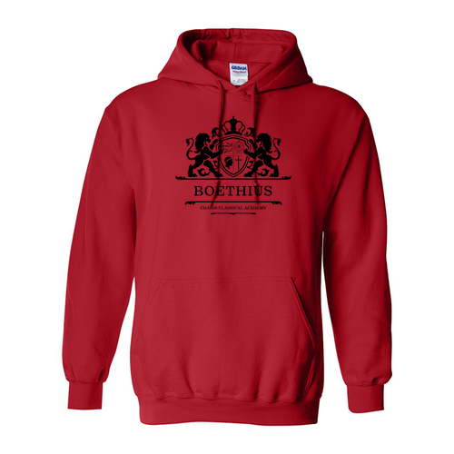 Gildan Heavy Blend Hooded Sweatshirt -- Red