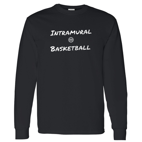 Gildan Heavy Cotton Longsleeve Basic T-Shirt -- Black