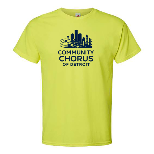 ComfortSoft Short Sleeve Tee -- Safety Green