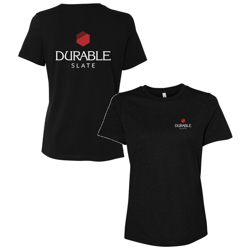 BELLA+CANVAS Women’s Relaxed CVC Tee -- Black