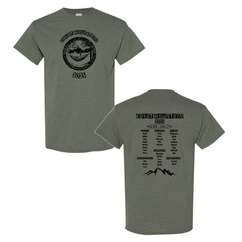 Gildan Heavy Cotton Basic T-Shirt -- Heather Military Green