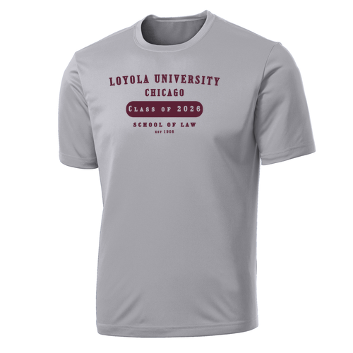 Class of 2026 Performance Tee -- Silver