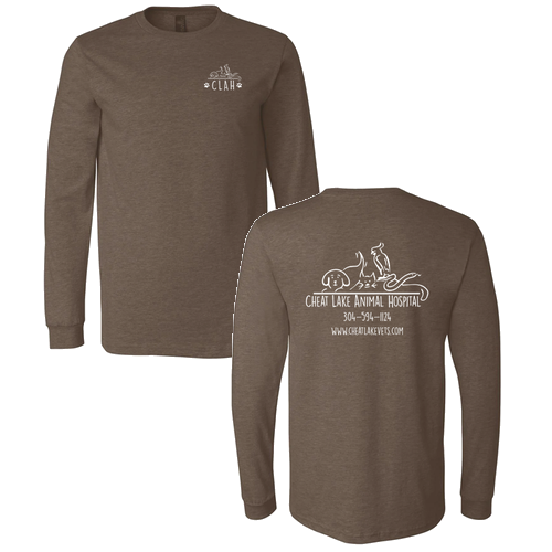 Bella+Canvas Unisex Heather Cvc Long Sleeve Tee- Heathers -- Heather Brown