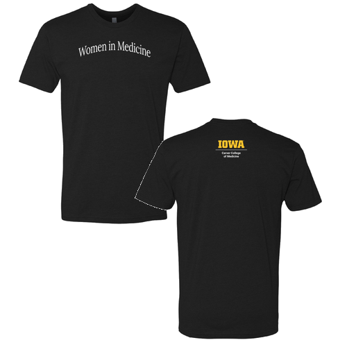Women In Medicine Next Level Mens CVC Crew -- Black