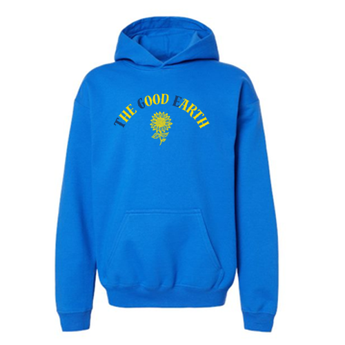 Gildan Youth Softstyle Midweight Fleece Hooded Sweatshirt -- Royal