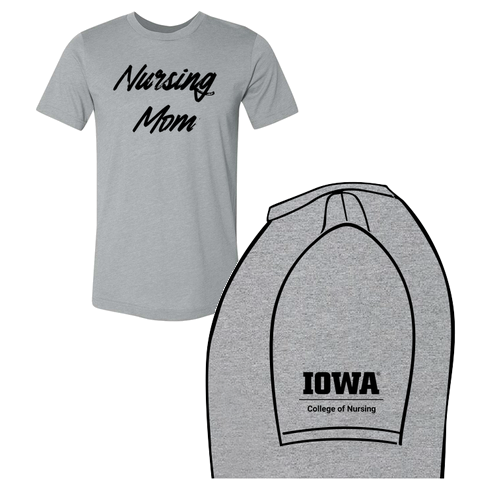 Nursing Mom Bella Canvas Unisex Heather CVC T-Shirt -- Athletic Heather