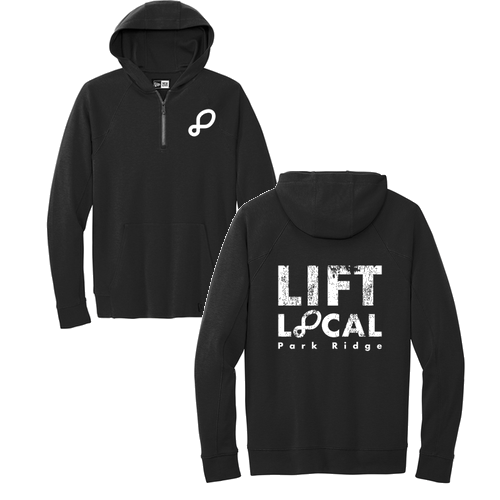New Era STS quarter-zip Hoodie -- Black